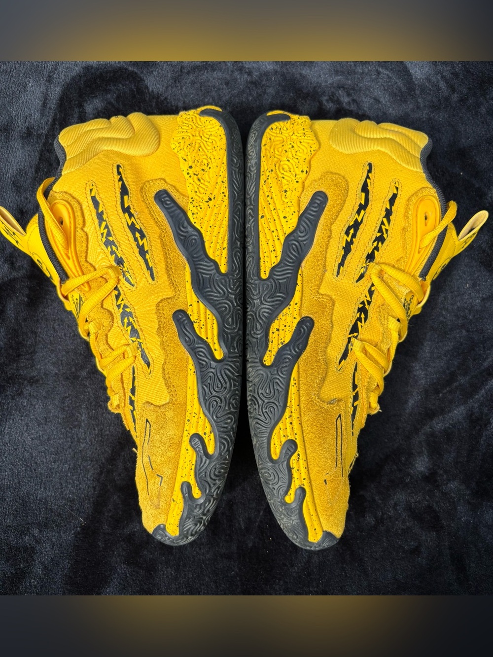 Puma Porsche x MB.03 Sport Yellow 309847-01 Men’s Size 9.5 Basketball Shoes EUC - Picture 6 of 12